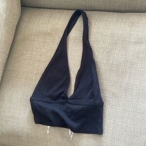 Black halter top